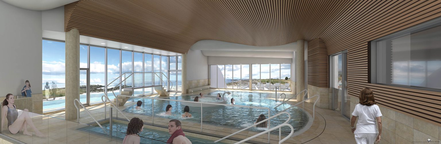 perspective 3d modification du parcours marin du sofitel