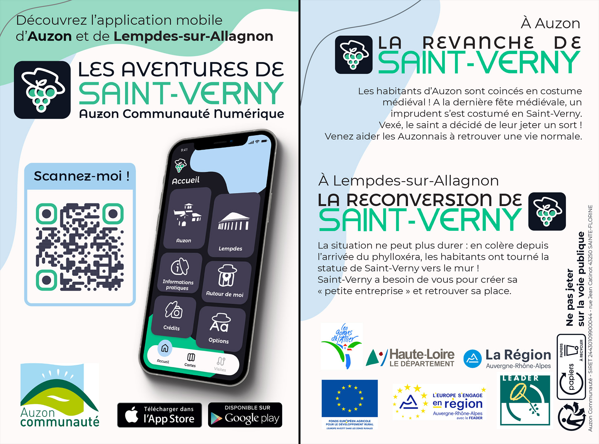 parcours touristique en réalité augmentée les aventures de saint-verny