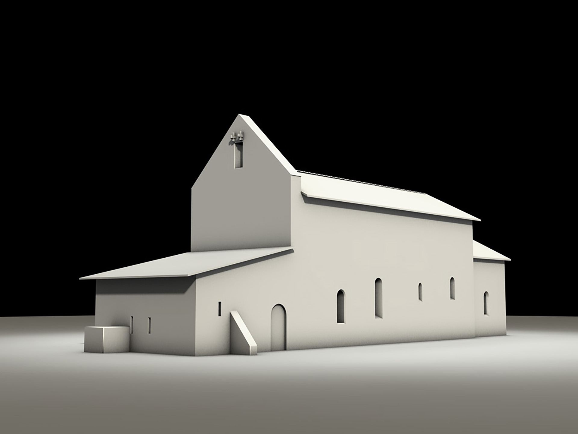 reconstitution 3d des églises romanes du mézinais