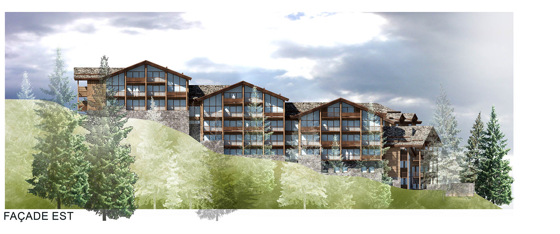 Projet de construction d'un Hôtel à Courchevel " Le Belvédère"