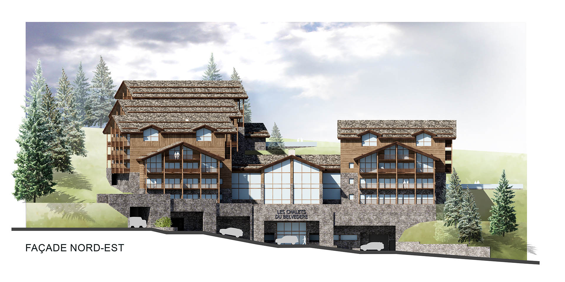 Projet de construction d'un Hôtel à Courchevel " Le Belvédère"