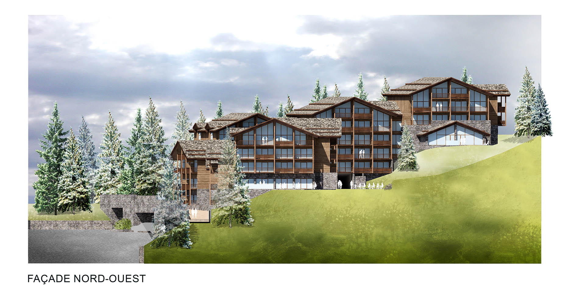 Projet de construction d'un Hôtel à Courchevel " Le Belvédère"