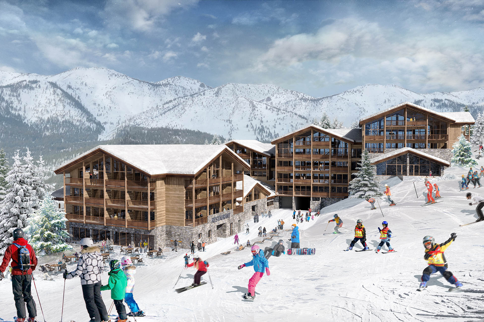 Projet de construction d'un Hôtel à Courchevel " Le Belvédère"