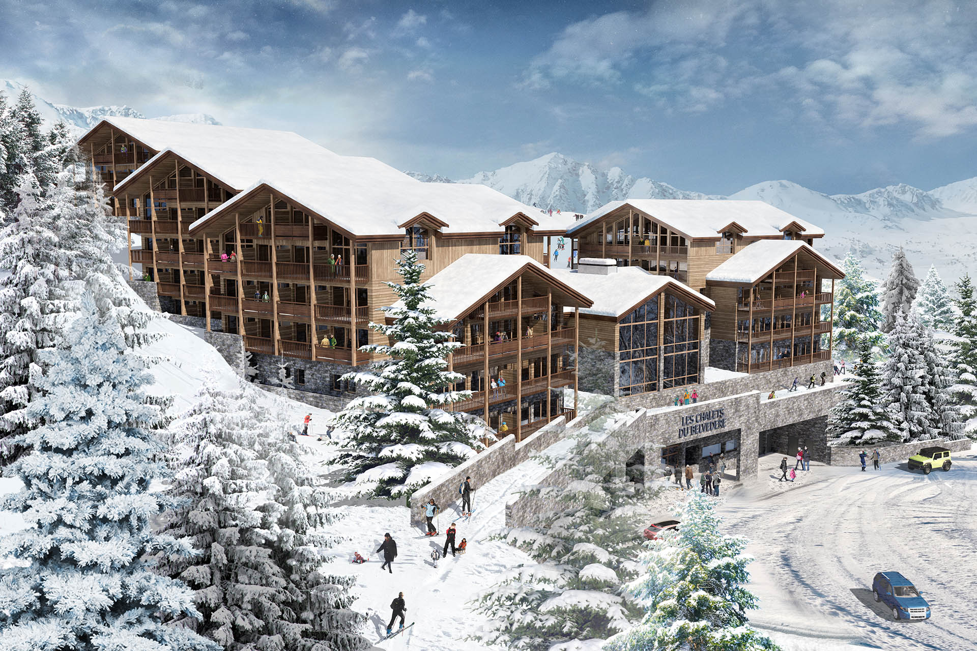 Projet de construction d'un Hôtel à Courchevel " Le Belvédère"