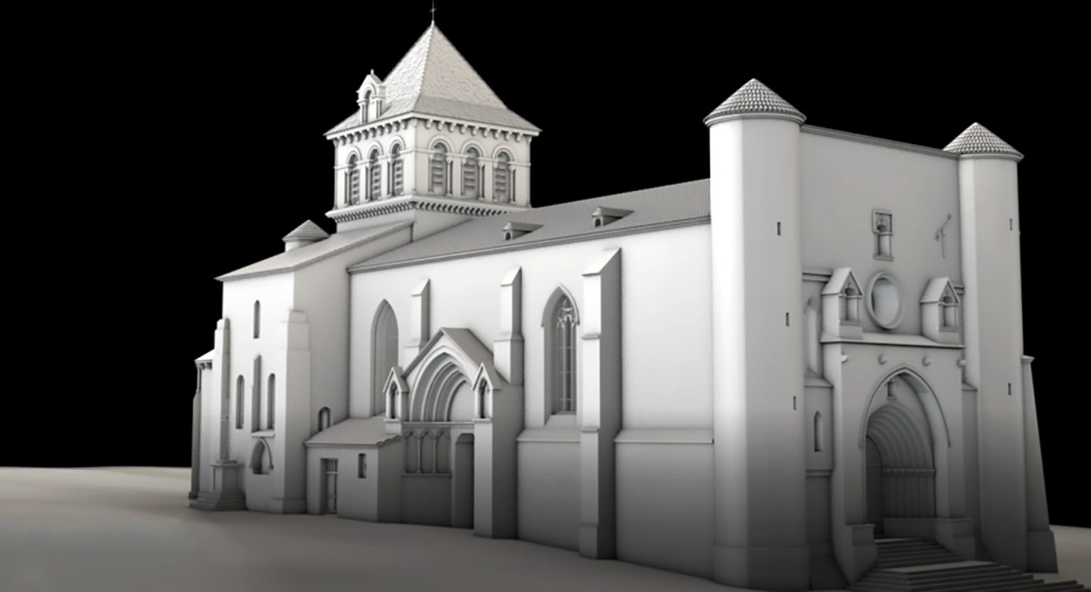 reconstitution 3d des églises parcours touristique