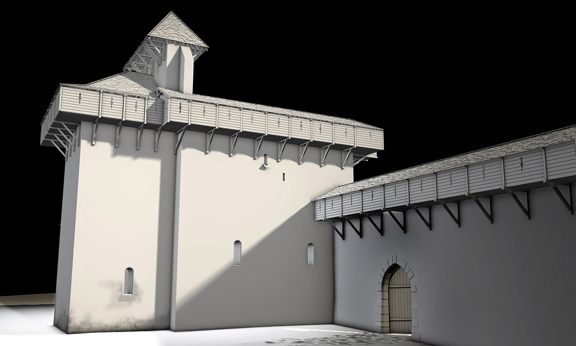 reconstitution 3d des églises romanes du mézinais